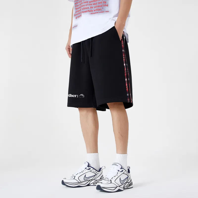 Crayon Shinchan Casual Shorts Unisex Active Black & White-2
