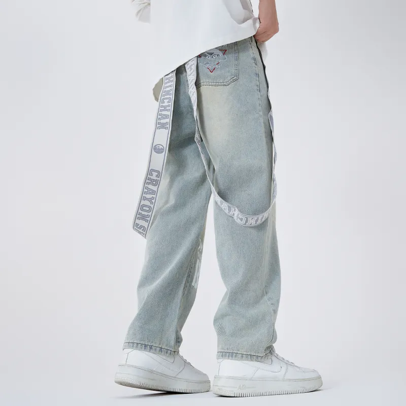 Crayon Shinchan Jeans Unisex-17