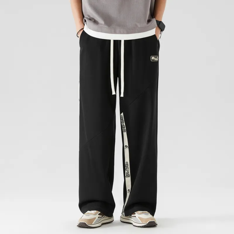 Crayon Shinchan Casual Pants Unisex Black-3