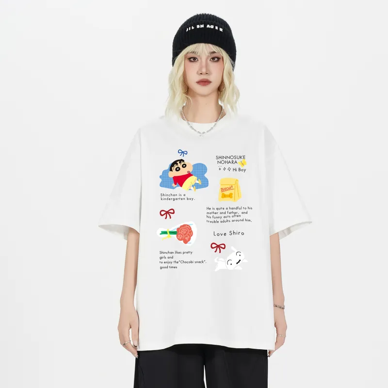 Crayon Shinchan T-Shirts Unisex-2