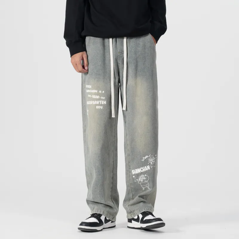 Crayon Shinchan Jeans Unisex-7
