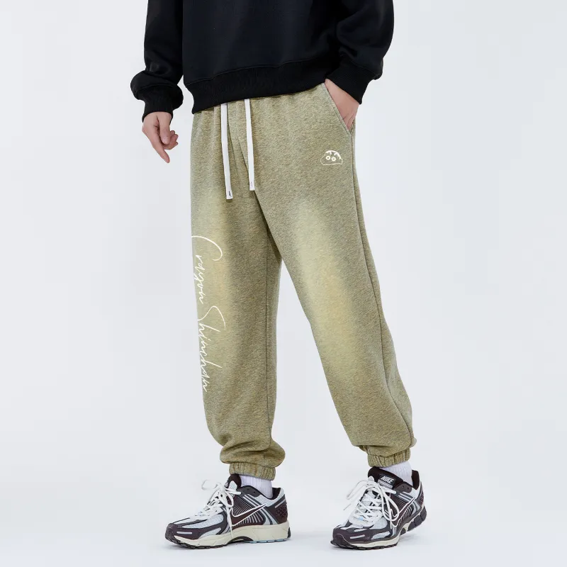 Crayon Shinchan Elastic Cuff Sports Pants Unisex-6