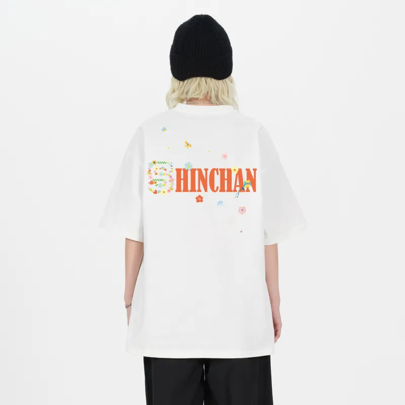 Crayon Shinchan Short Sleeved T Shirts Unisex-6