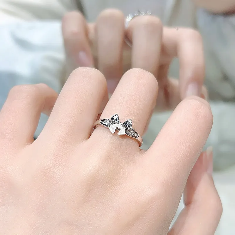 Mini&yaya S925 Silver Rings Women's-7