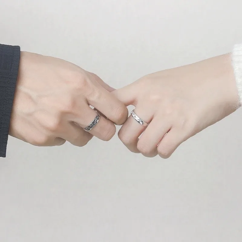 Mini&yaya S925 Silver Rings Unisex-3