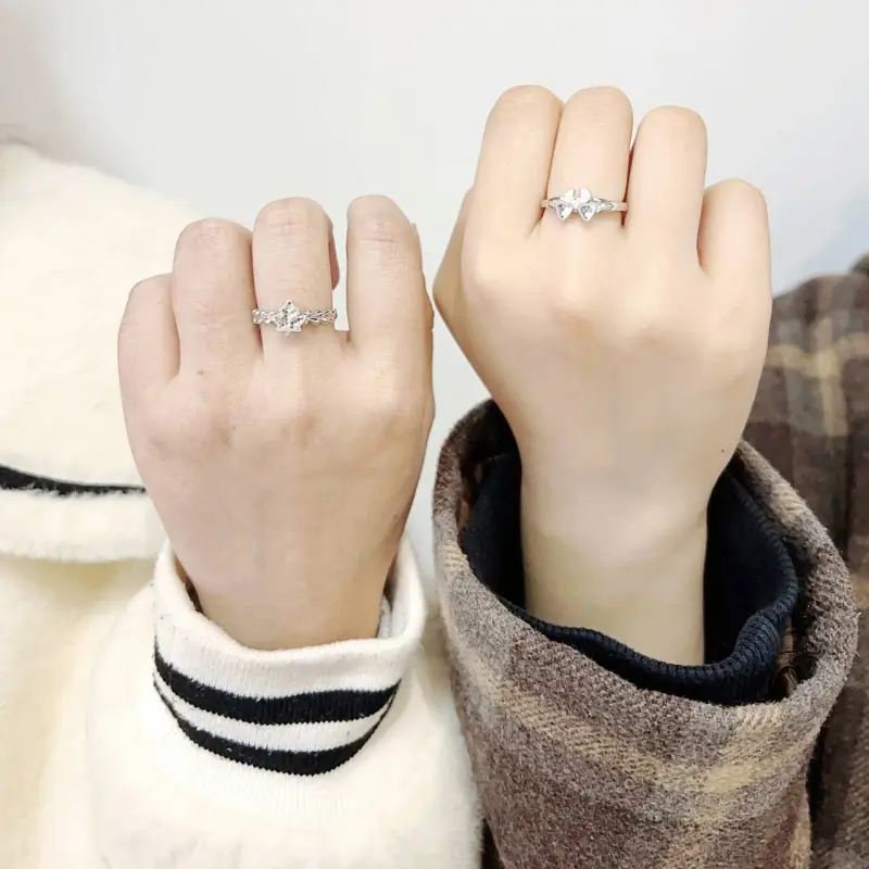 Mini&yaya S925 Silver Rings Women's-30