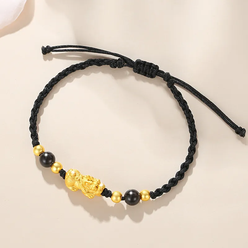 Mini&yaya Hetian Jade Bracelets Pale Greenish White Jade Unisex-5