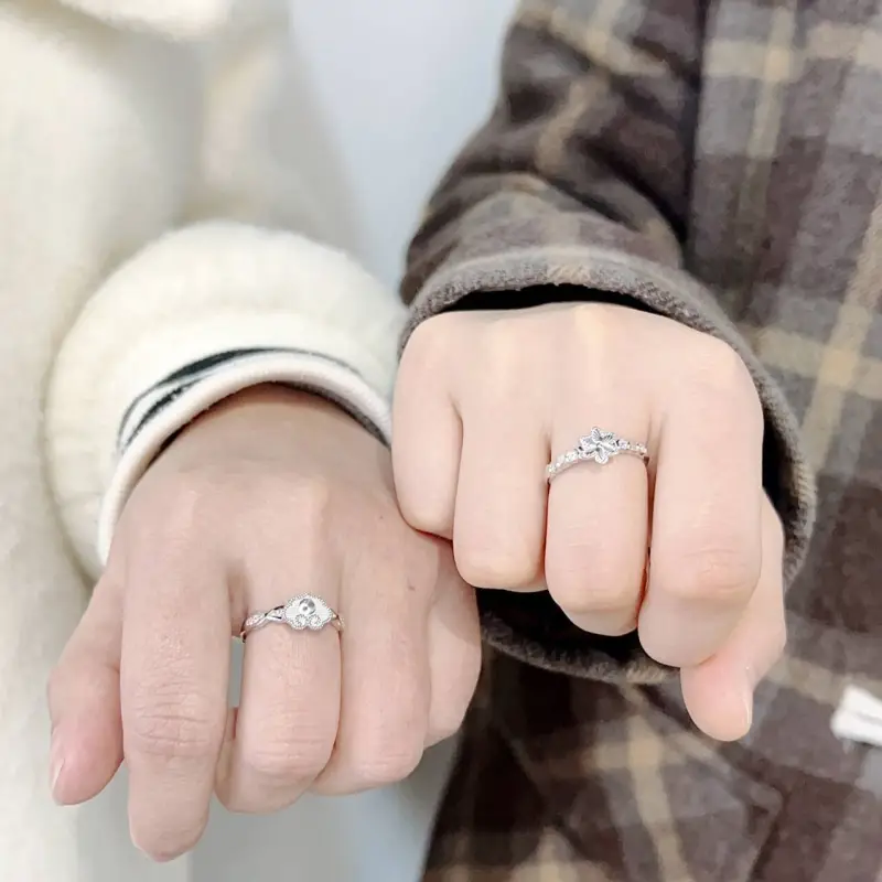 Mini&yaya S925 Silver Rings Women's-45