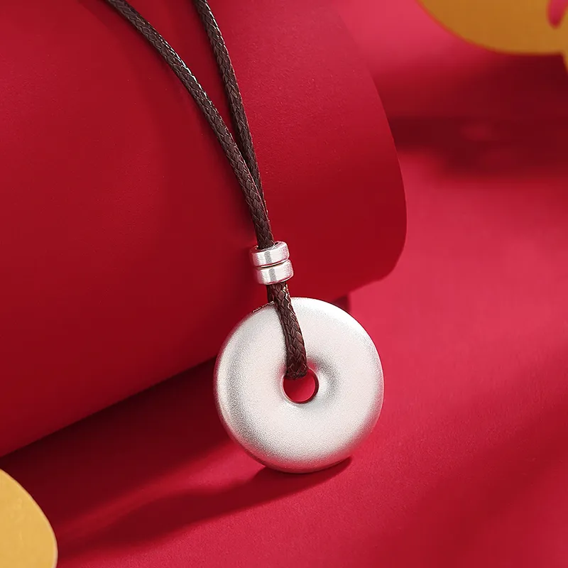 Mini&yaya S999 Fine Silver Necklaces Unisex-34