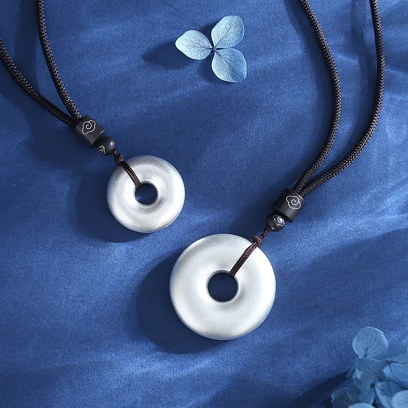 Mini&yaya S999 Fine Silver Necklaces Unisex-4