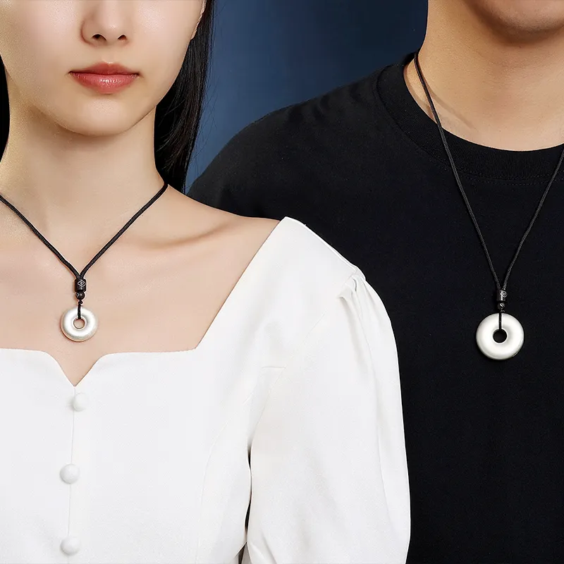 Mini&yaya S999 Fine Silver Necklaces Unisex-3