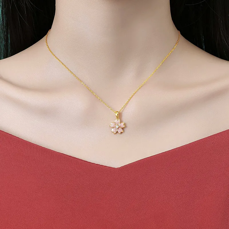 Mini&yaya S925 Silver Necklaces Women's-3