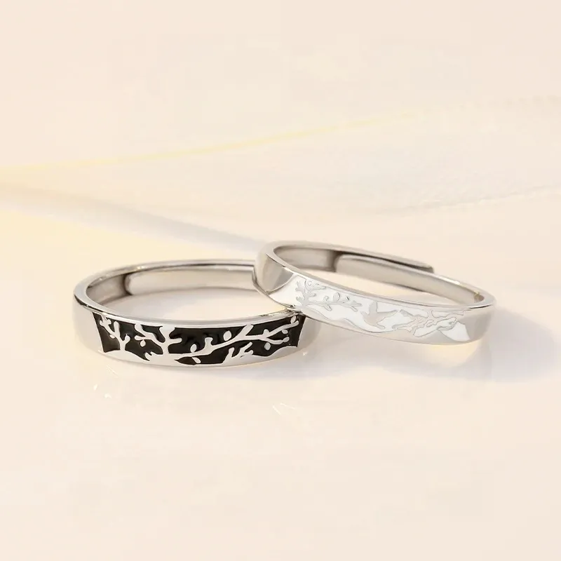 Mini&yaya S925 Silver Rings Unisex-4