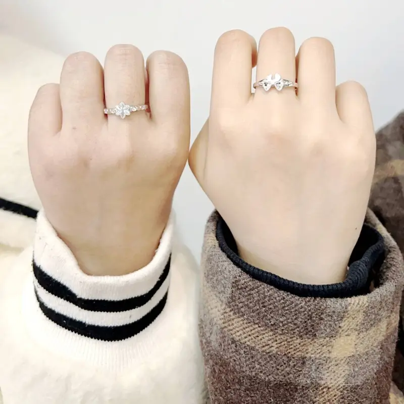 Mini&yaya S925 Silver Rings Women's-39