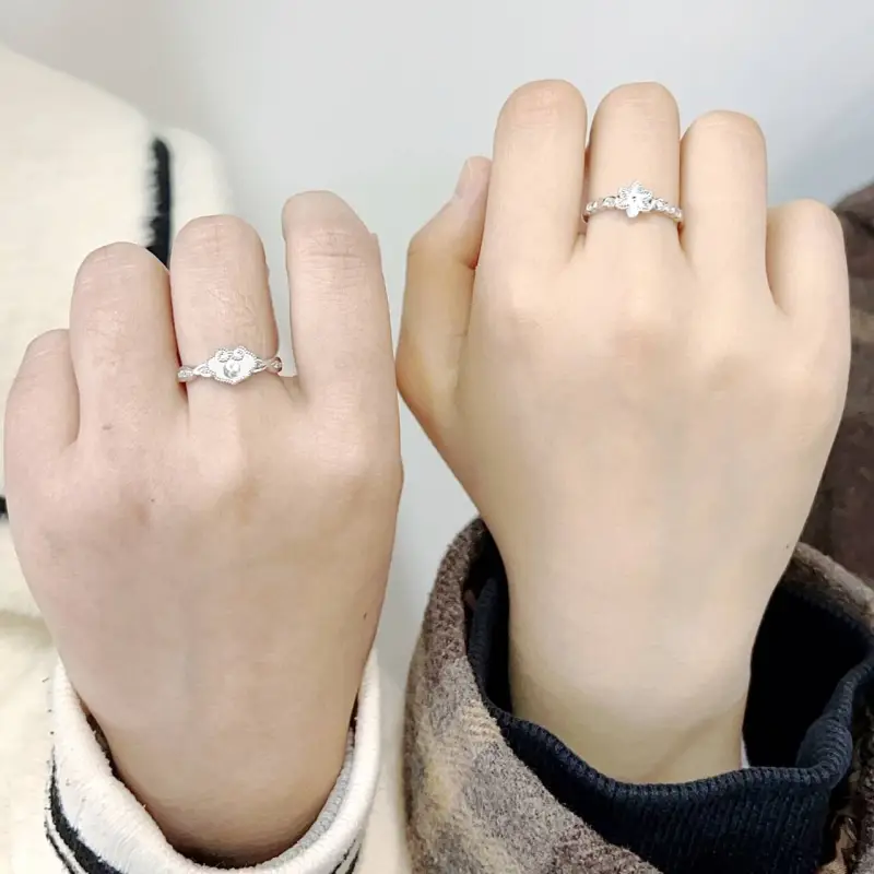 Mini&yaya S925 Silver Rings Women's-46