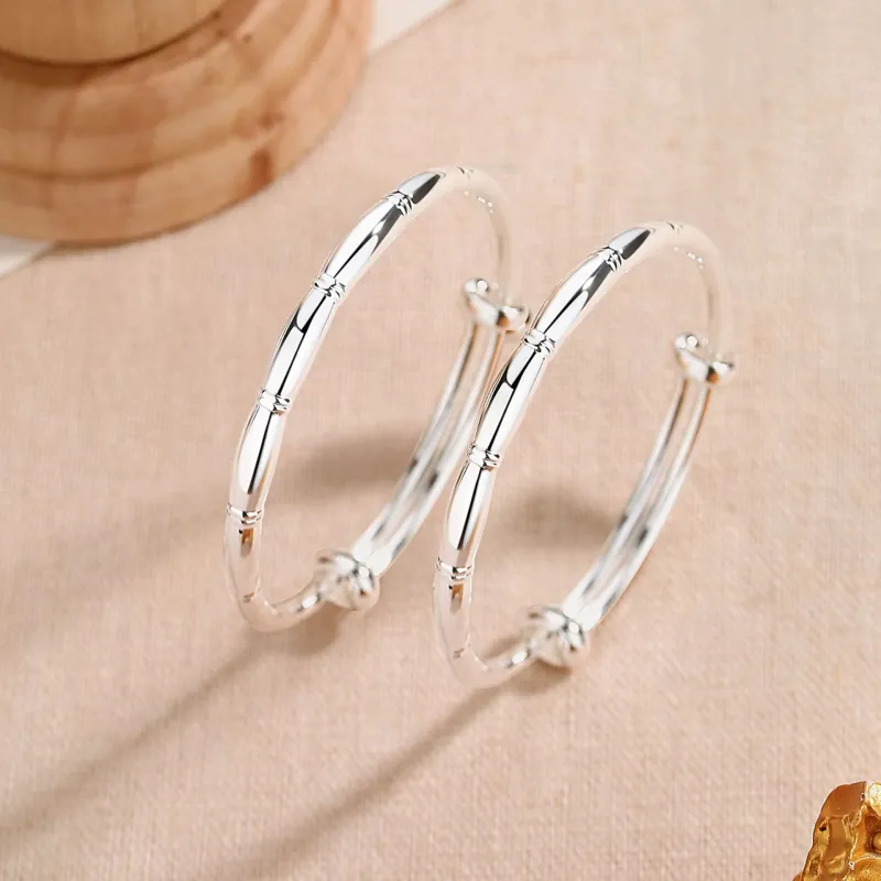 Mini&yaya S999 Fine Silver Bangles Kids'-3