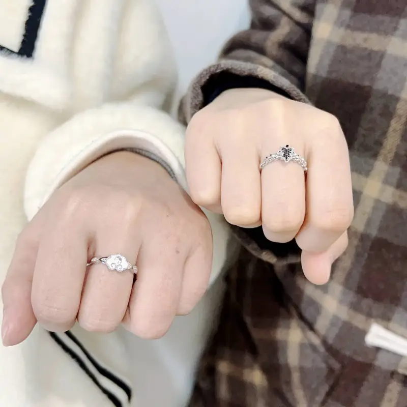 Mini&yaya S925 Silver Rings Women's-33