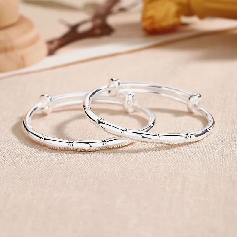 Mini&yaya S999 Fine Silver Bangles Kids'-1