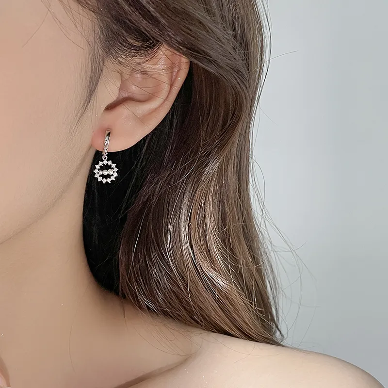 Mini&yaya S925 Silver Earrings Women's-1