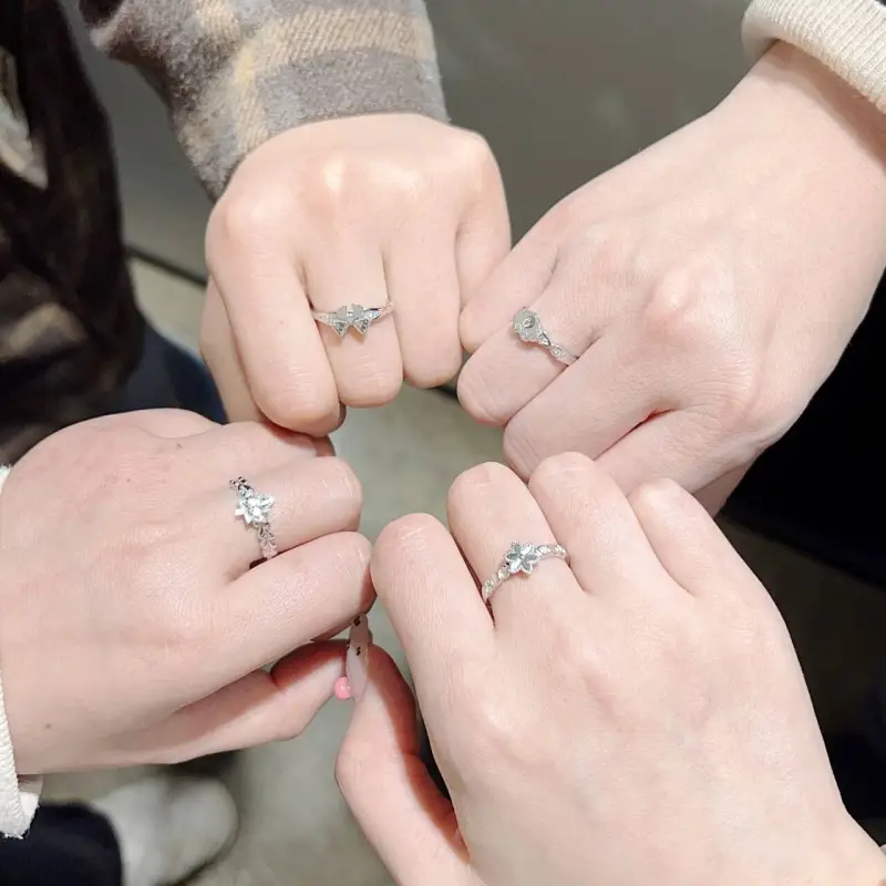 Mini&yaya S925 Silver Rings Women's-59