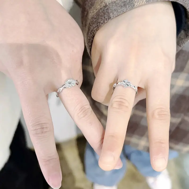 Mini&yaya S925 Silver Rings Women's-47