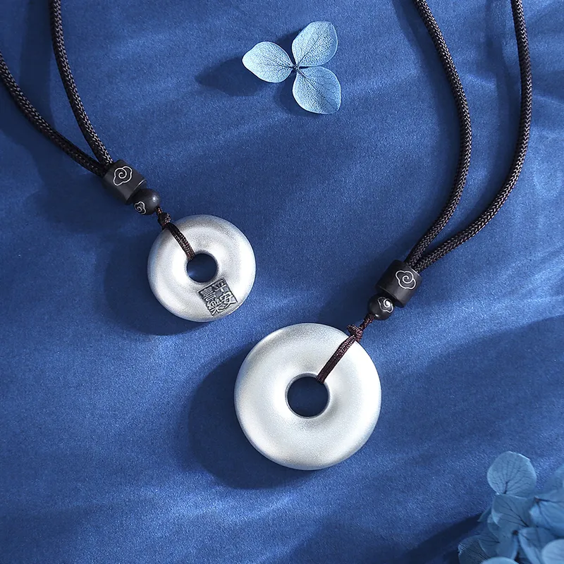 Mini&yaya S999 Fine Silver Necklaces Unisex-11