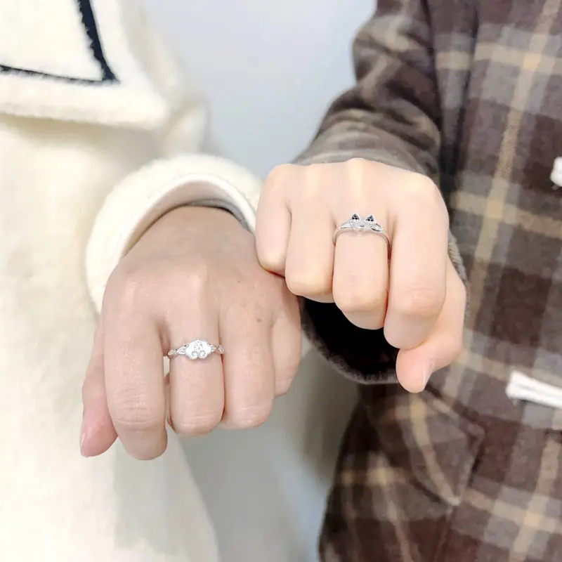 Mini&yaya S925 Silver Rings Women's-41