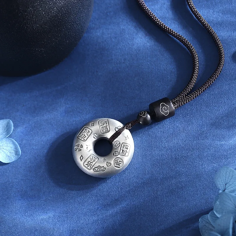 Mini&yaya S999 Fine Silver Necklaces Unisex-23