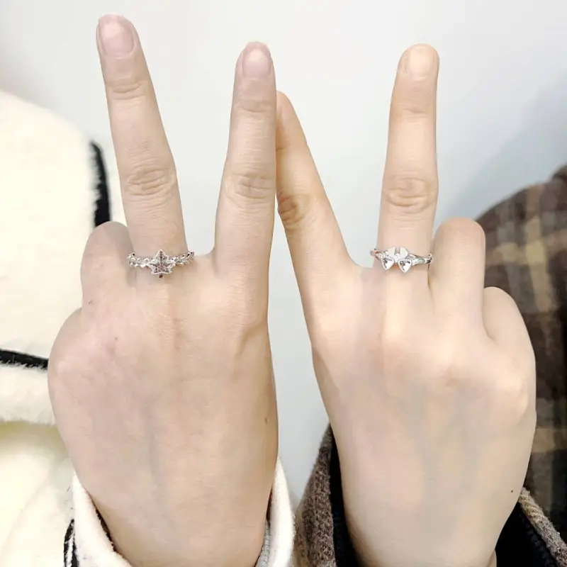 Mini&yaya S925 Silver Rings Women's-31