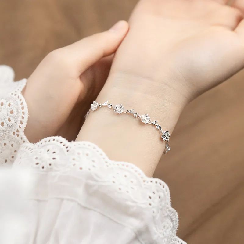 Mini&yaya S999 Fine Silver Bracelets Women's-4