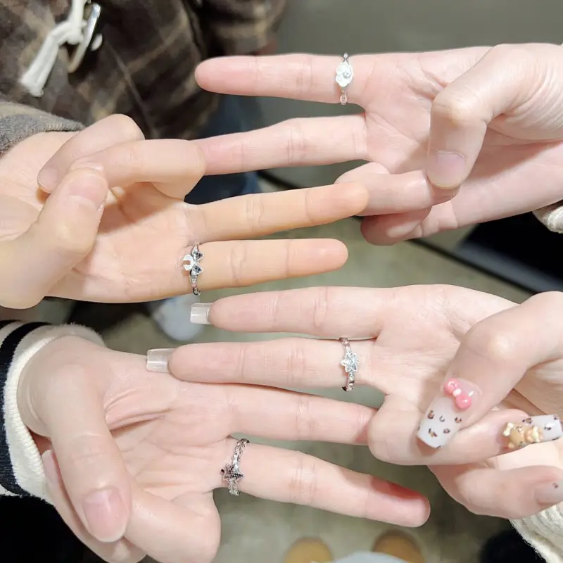 Mini&yaya S925 Silver Rings Women's-60