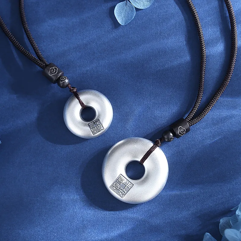 Mini&yaya S999 Fine Silver Necklaces Unisex-9