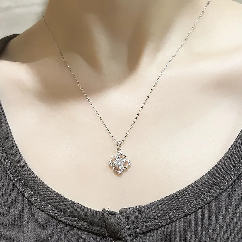 Mini&yaya S999 Fine Silver Necklaces Women's-2