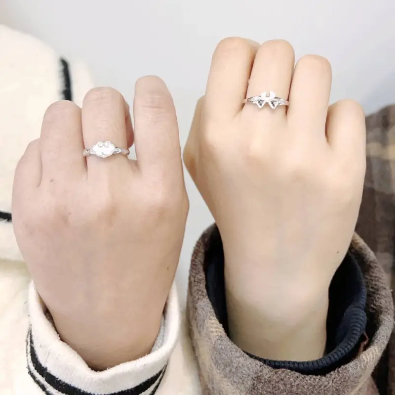 Mini&yaya S925 Silver Rings Women's-42