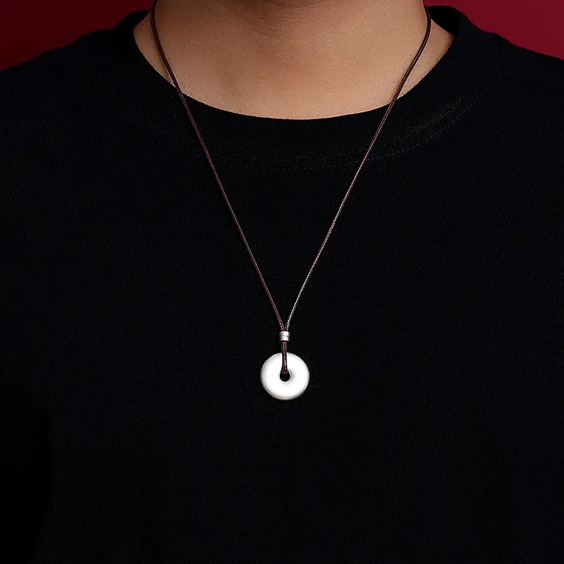 Mini&yaya S999 Fine Silver Necklaces Unisex-33