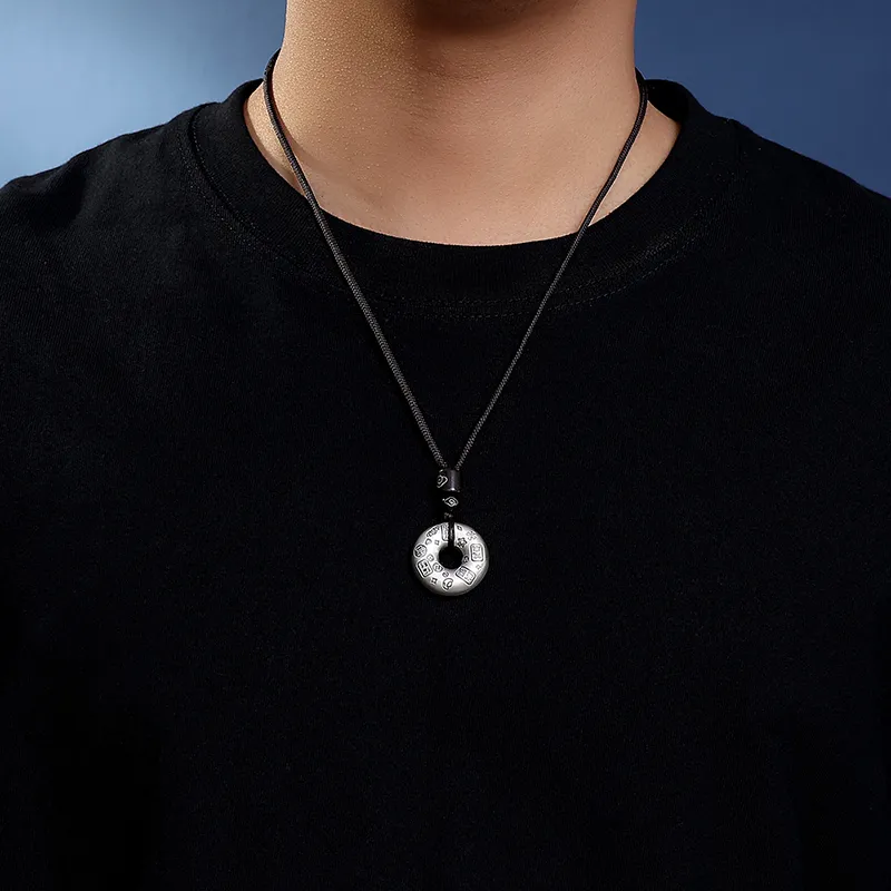 Mini&yaya S999 Fine Silver Necklaces Unisex-25