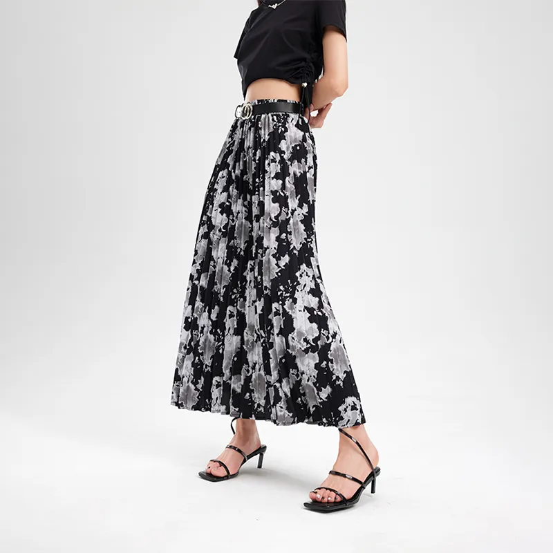 TuoGu Fashion Collection Casual Long Skirts Women's Black-2