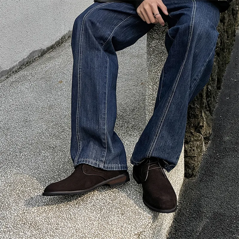 Chi Wolf Ankle Boots Men's Brown-6