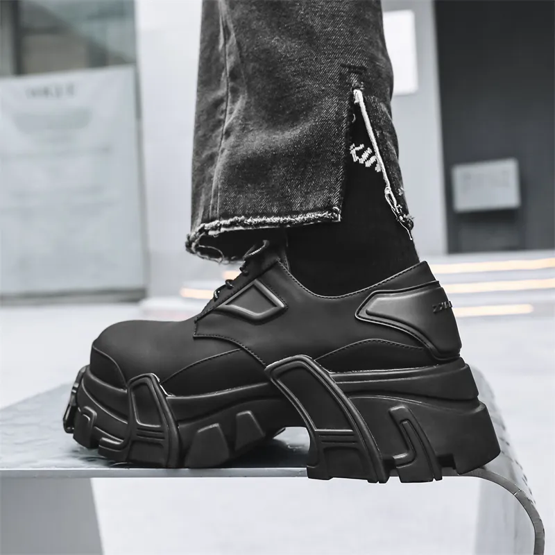 Chi Wolf Casual Shoes Men's Frosted Black-7