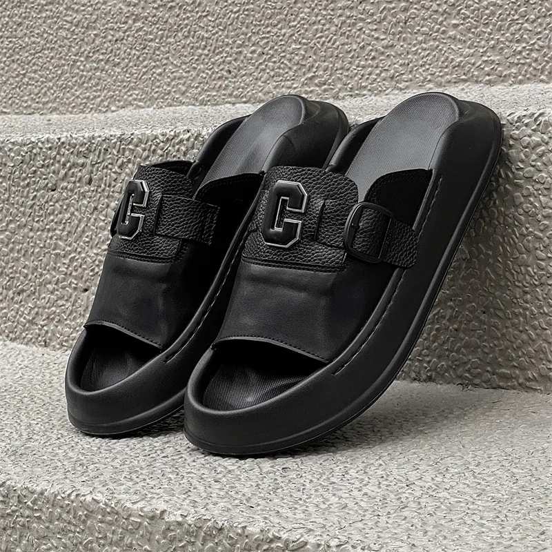 Chi Wolf Slip Resistant Slide Slippers Men's-5
