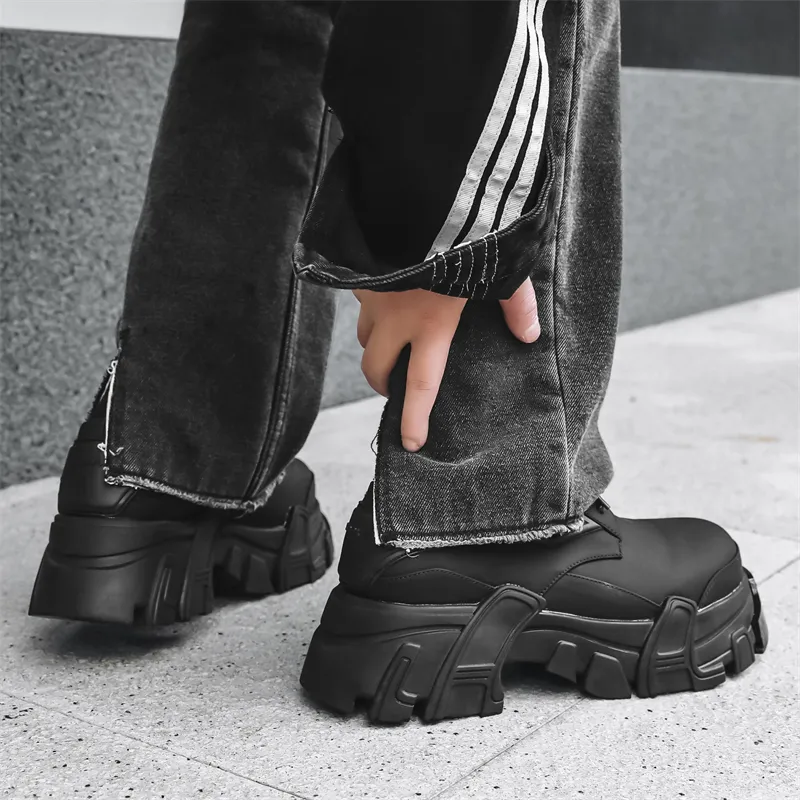 Chi Wolf Casual Shoes Men's Frosted Black-5