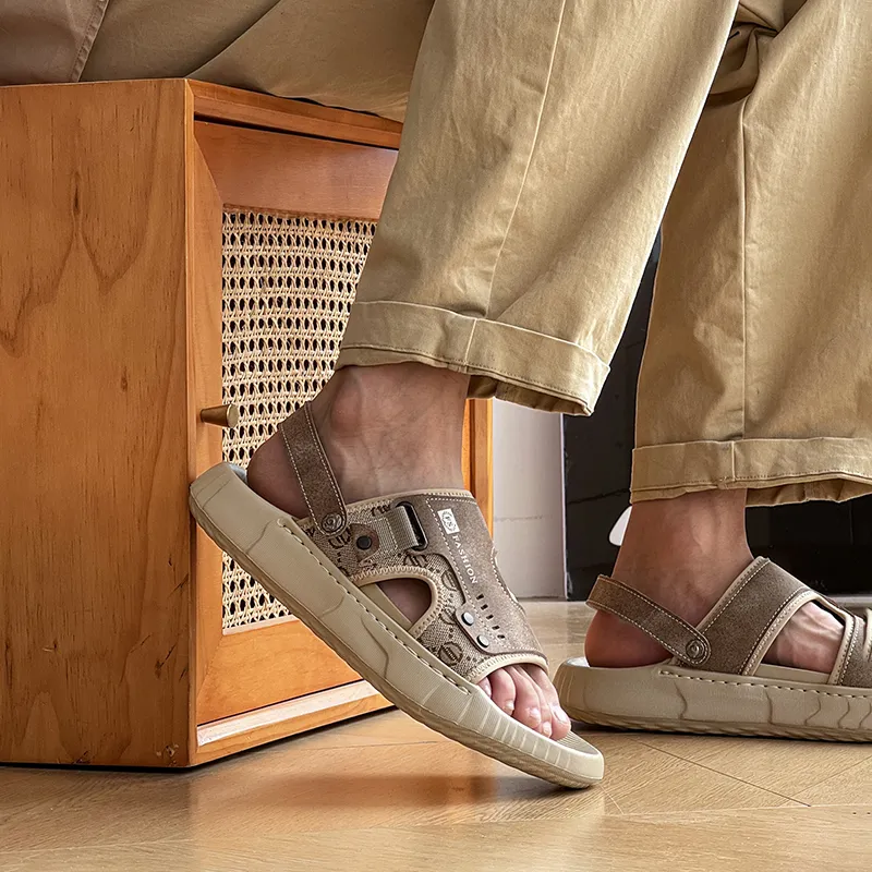 Chi Wolf Beach Sandals Men-11