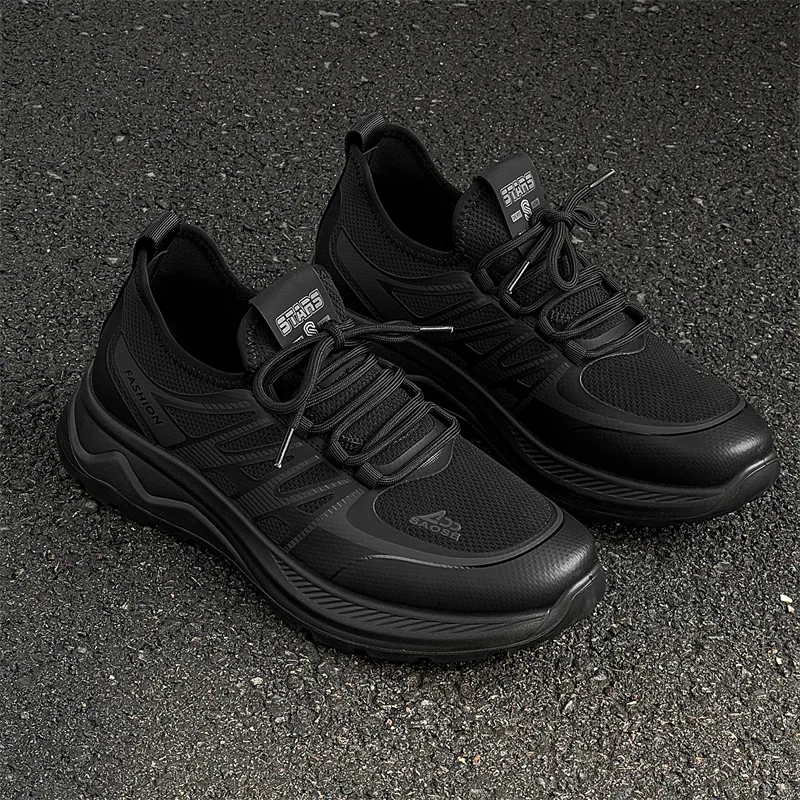 Chi Wolf Casual Shoes Unisex Black-4