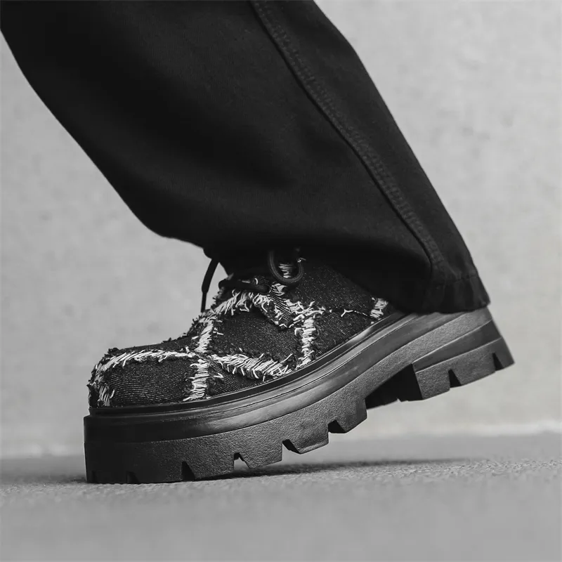 Chi Wolf Casual Shoes Men's Black-4