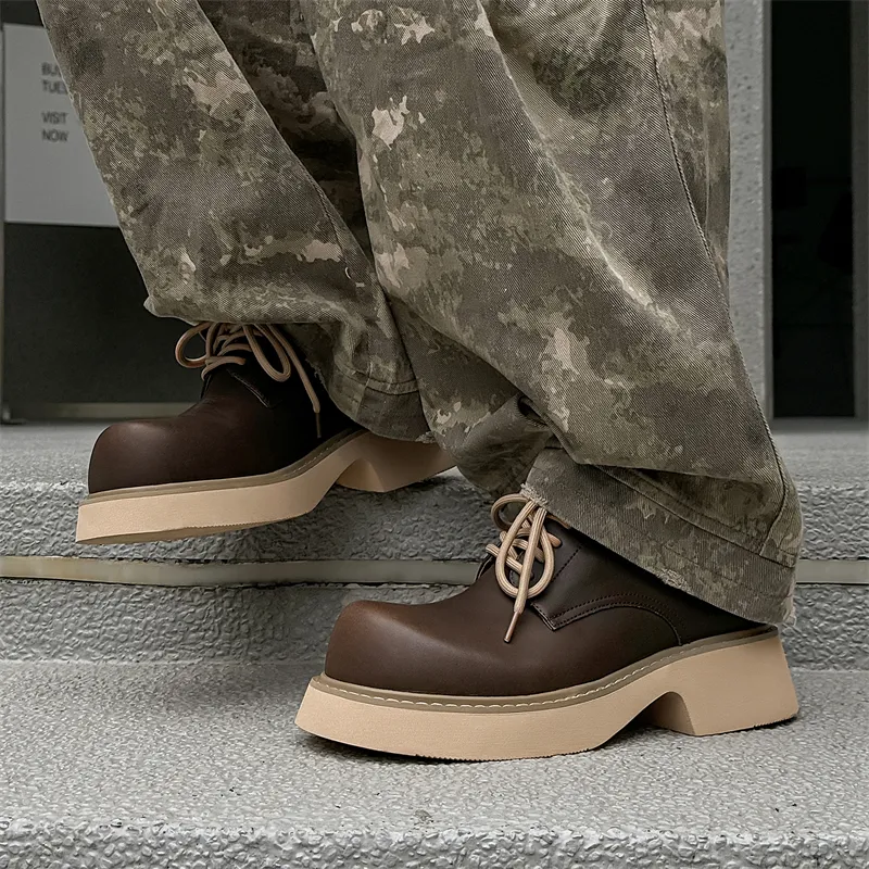 Chi Wolf Casual Shoes Men's Brown-4