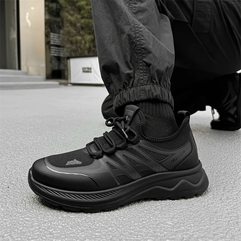 Chi Wolf Casual Shoes Unisex Black-2