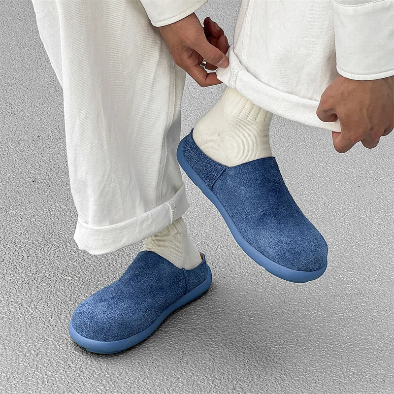 Chi Wolf Rubber Sole Closed Toe Slippers Men's-41