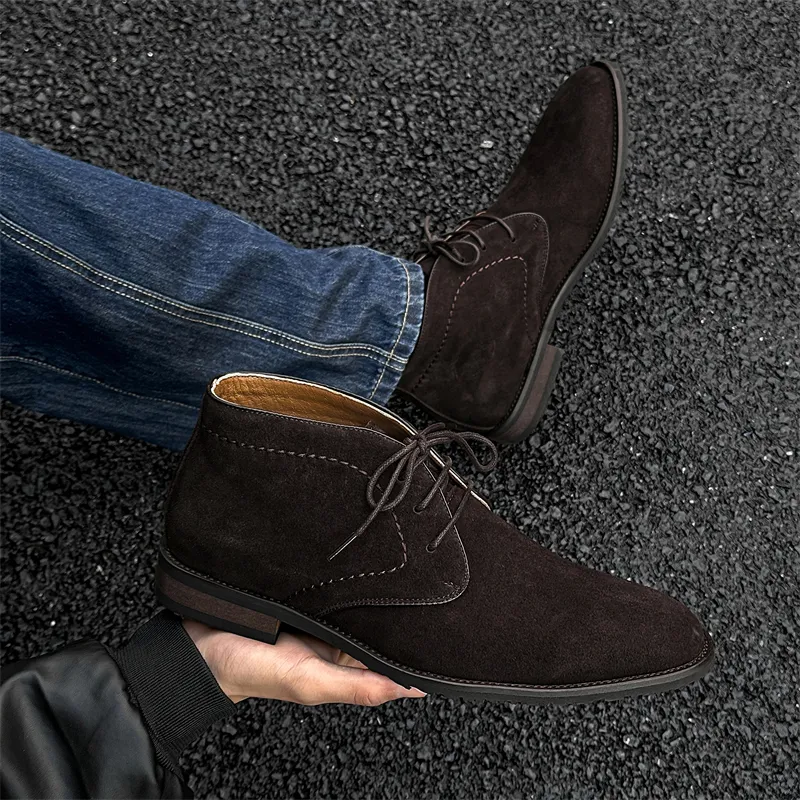 Chi Wolf Ankle Boots Men's Brown-2