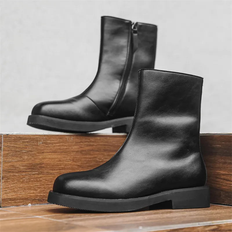 Chi Wolf Ankle Boots Men-16