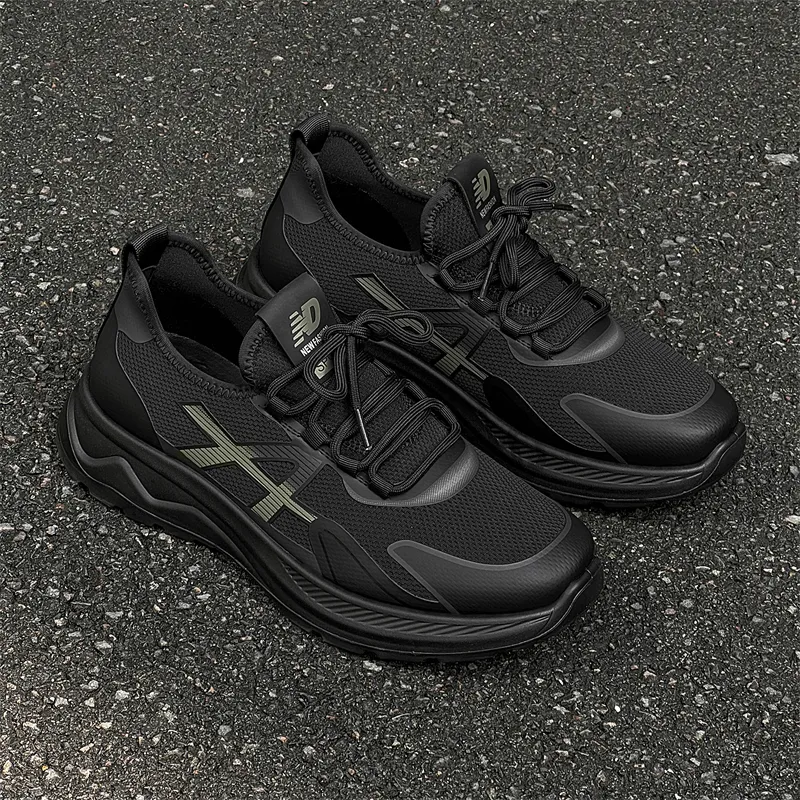 Chi Wolf Low Top Casual Shoes Men's Black-4